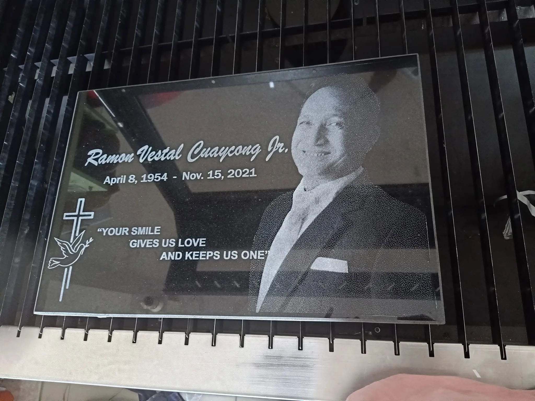 Laser Engraved Lapida