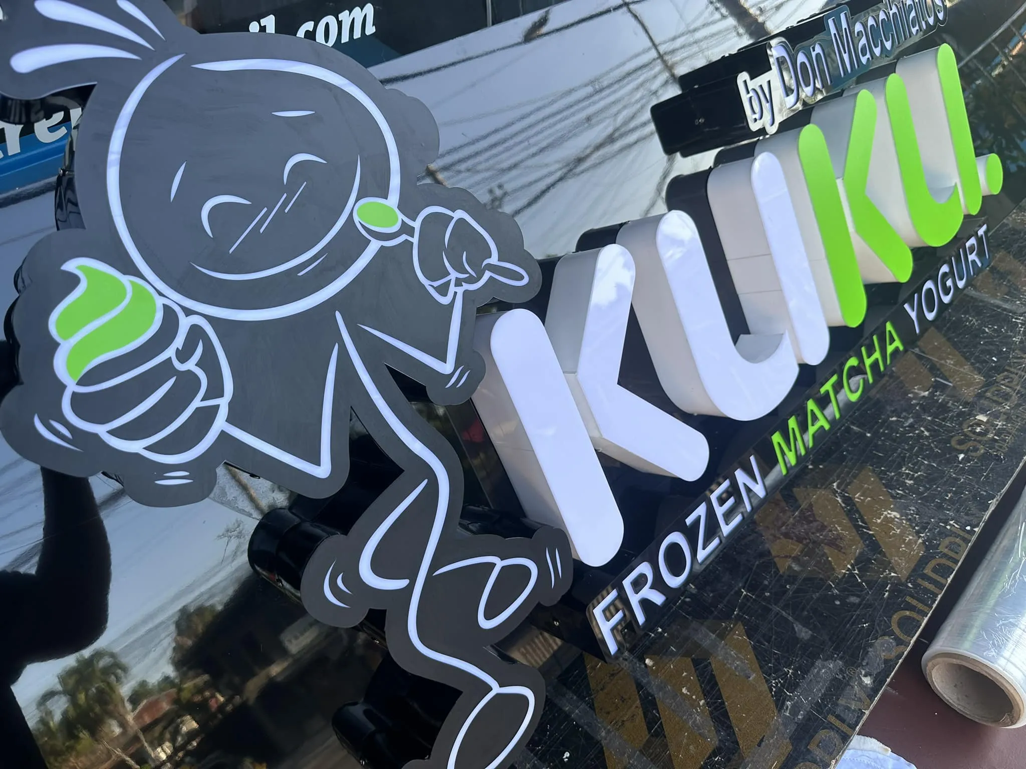 Custom acrylic signage in Cebu