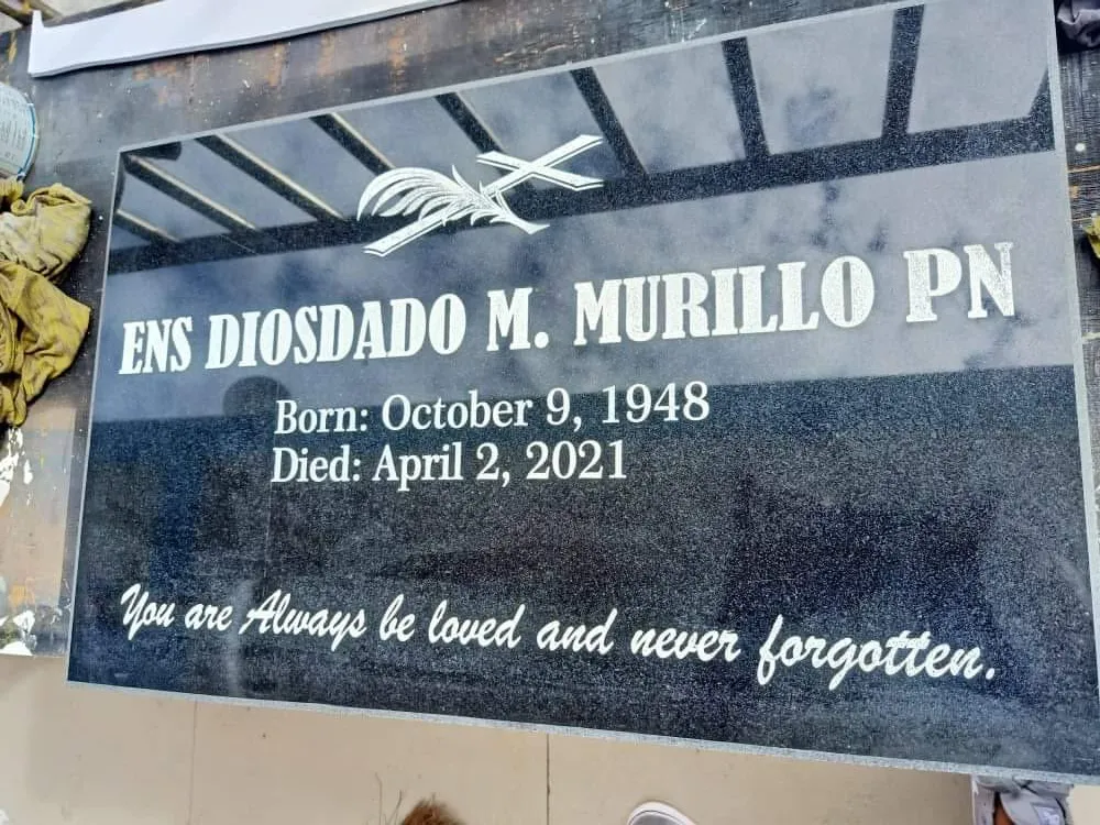 Memorial plaque fabrication in Cebu