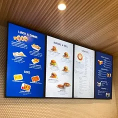 Restaurant menu board Cebu