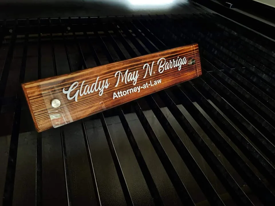 Custom name plates in Cebu