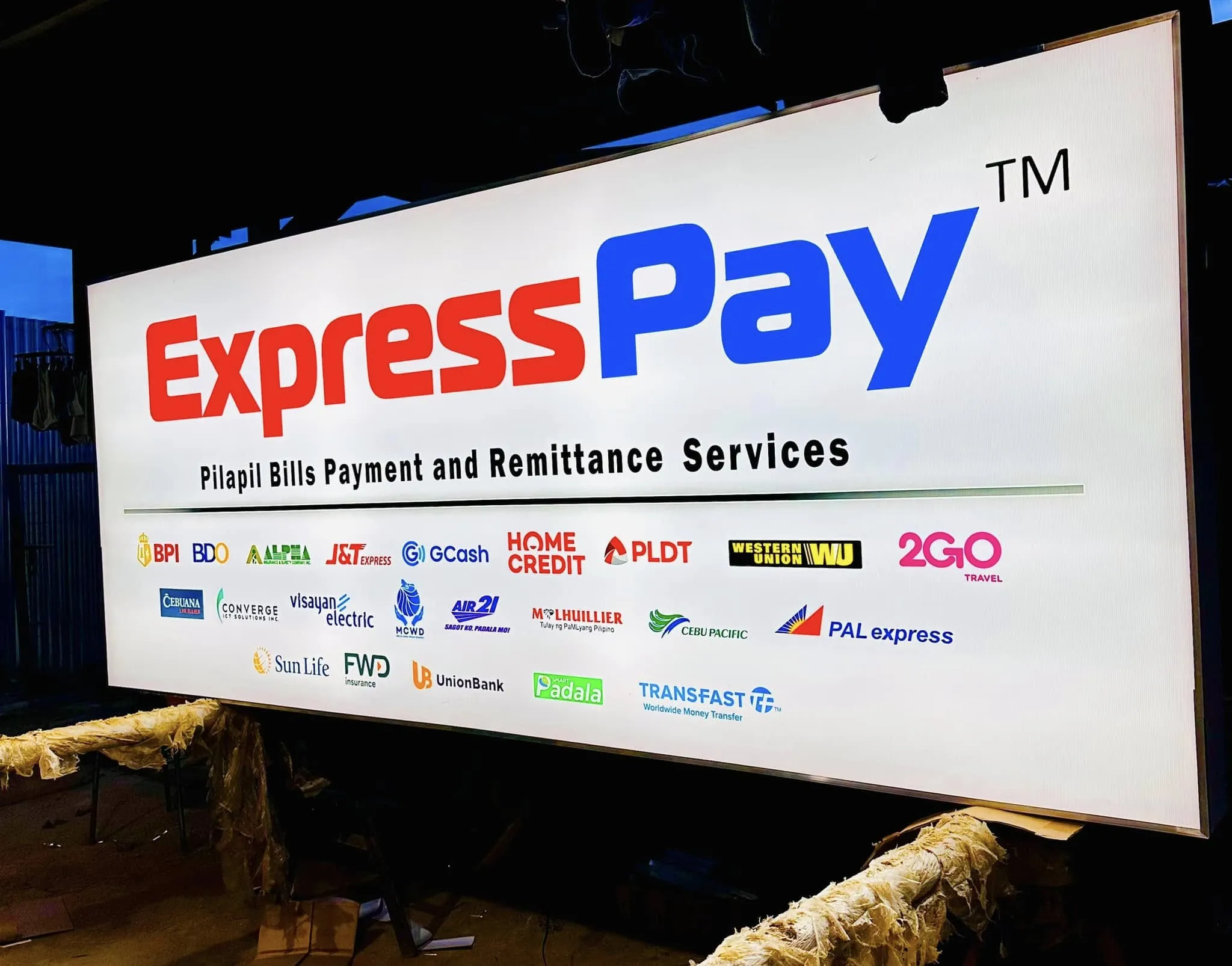Panaflex signage in Cebu