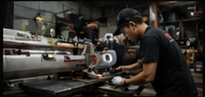 Signage fabrication workshop