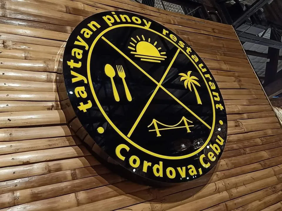 Taytayan Pinoy UV printed sign in Cebu